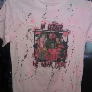 Perfect Halloween or Breast cancer shirt